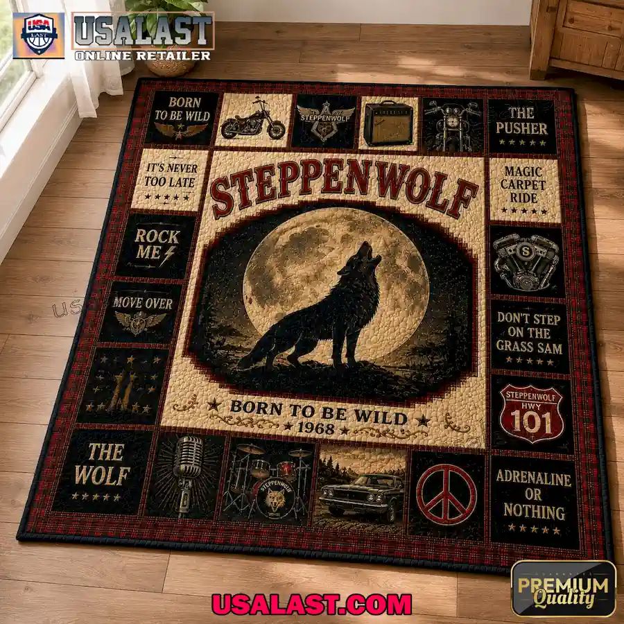 SteppenWolf Born To Be Wild 1968 Quilt Blanket