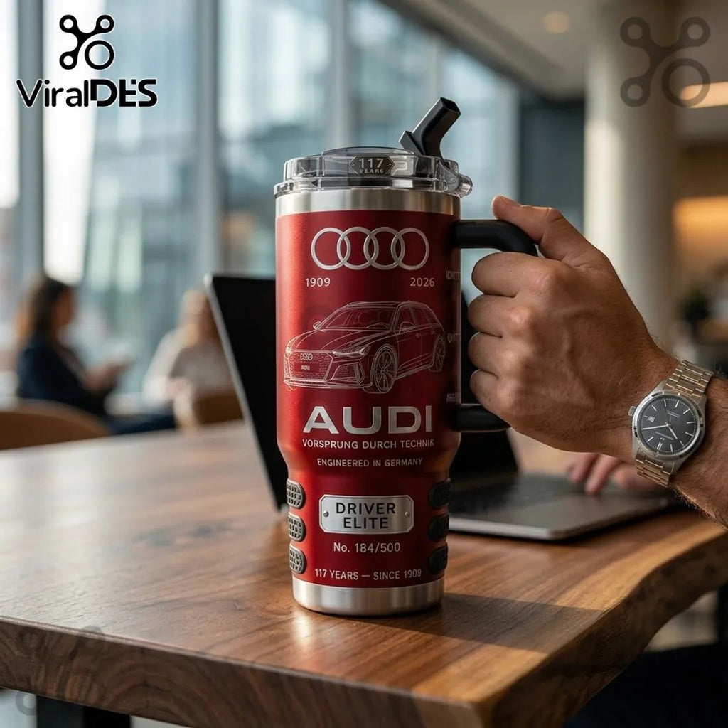 Audi 117th Anniversary Limited Edition Stanley Tumbler 40oz