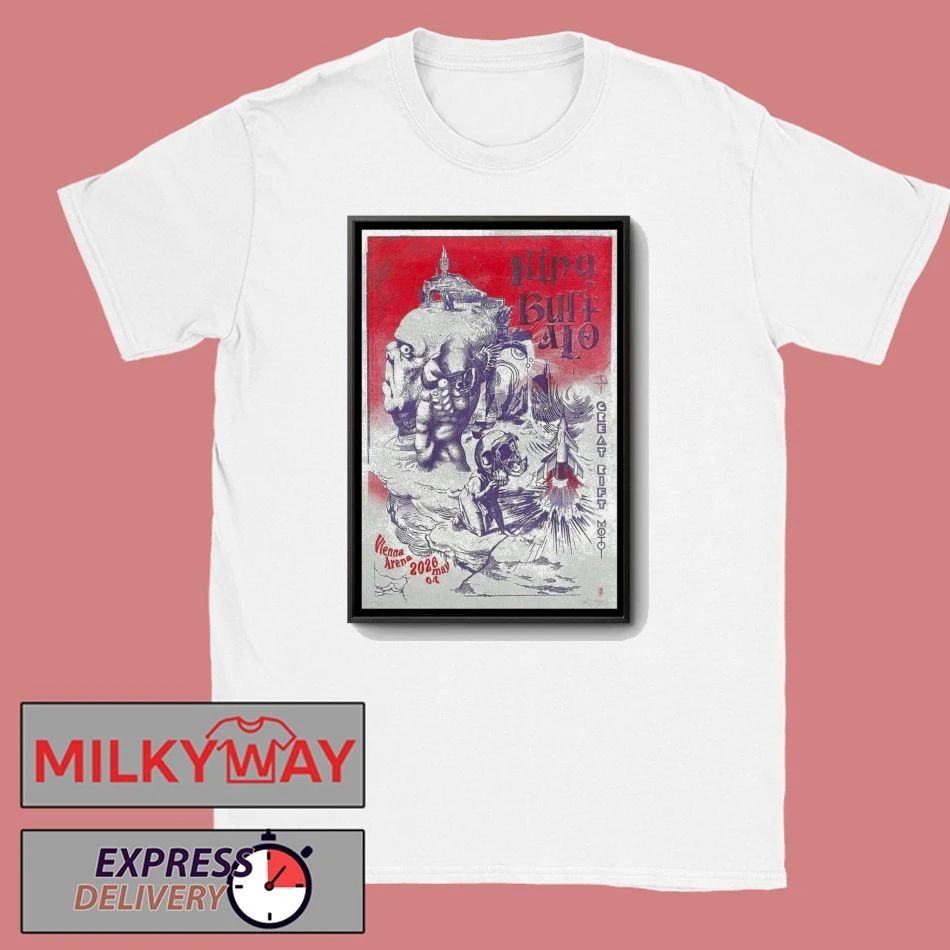 TOUR May 4 2026 King Buffalo Poster Vienna, AT Limited shirt