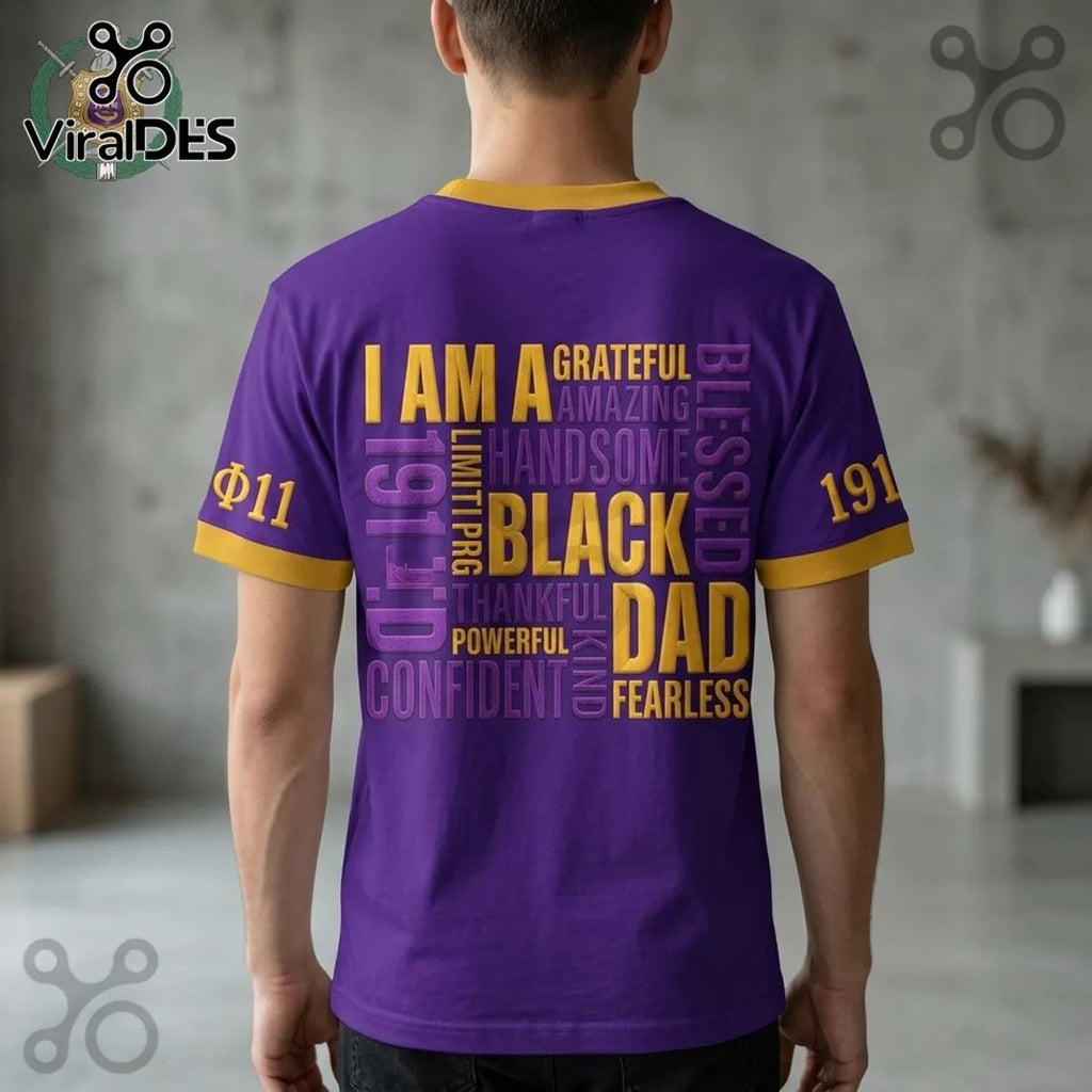 Omega Psi Phi Fraternity 1911 Purple and Gold Shirt