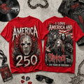 Slipknot x America 250 Years Of Freedom Red Graphic Gift for Men T-Shirt