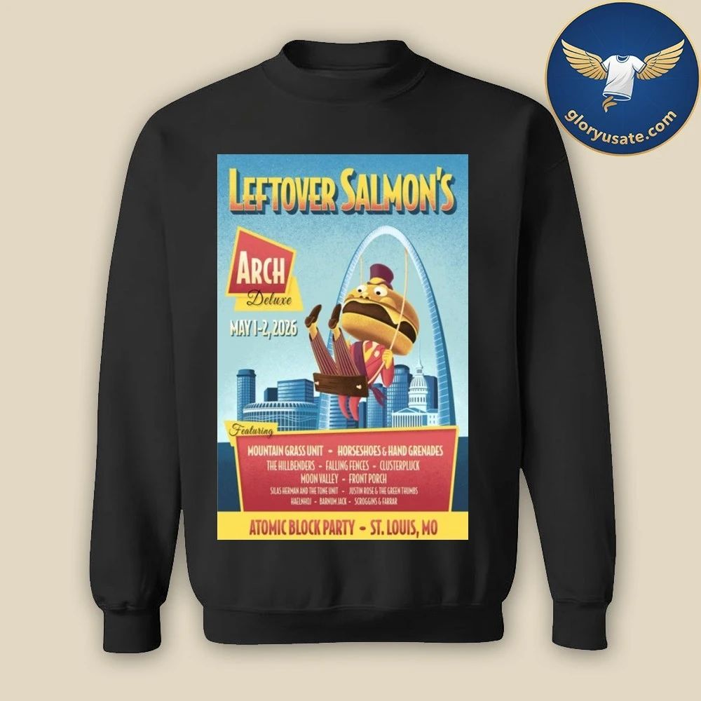 Leftover Salmon May 1-2 2026 St.Louis, Missouri Concert Poster Shirt