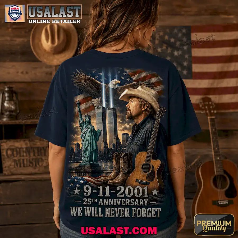 Toby Keith 9/11 Memorial 25th Anniversary 3D Shirt