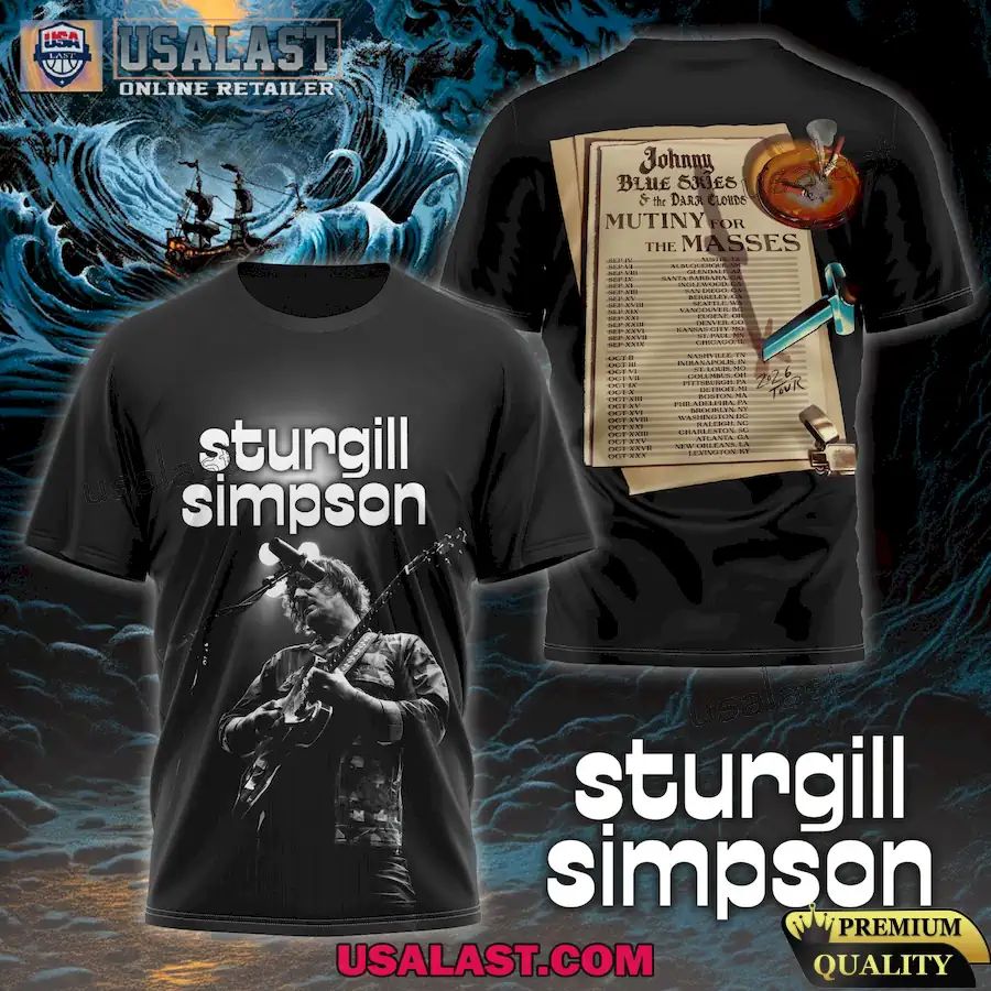 Sturgill Simpson Johnny Blue Skies Tour 2026 Apparel Shirt