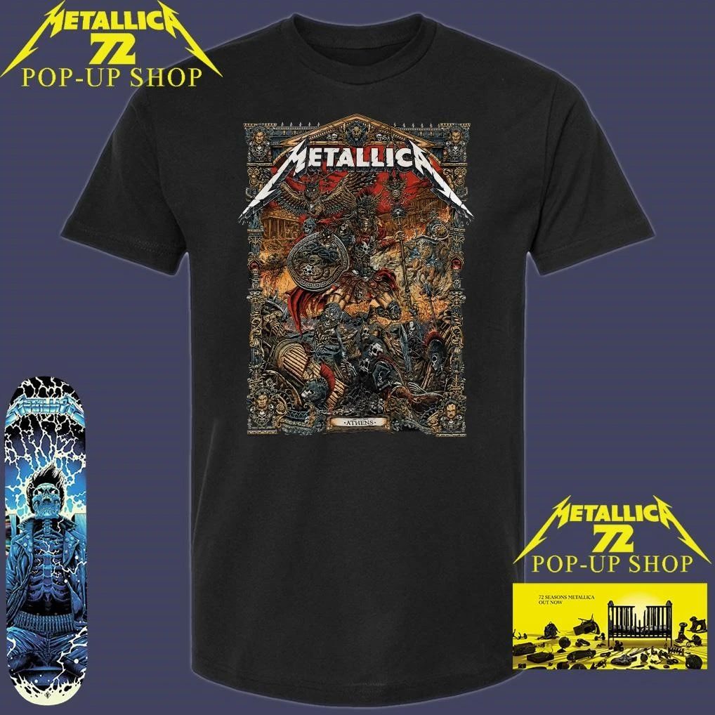 Metallica M72 Athens Greece May 9, 2026 Pop-Up Shop T-Shirt