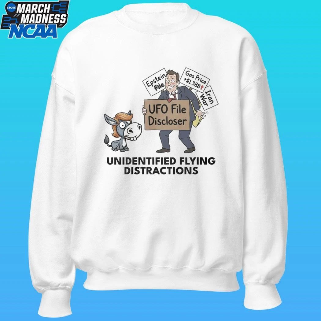 Ufo File Discloser Unidentified Flying Distractions 2026 Shirt