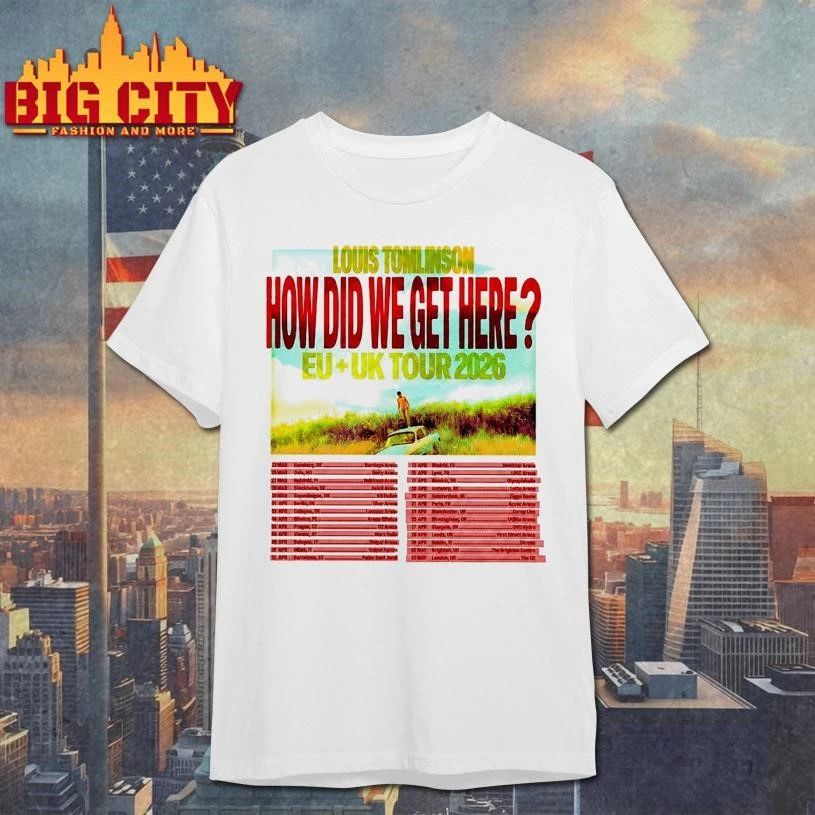 Premium Louis Tomlinson How Did We Get Here EU UK Tour Date 2026 Shirt