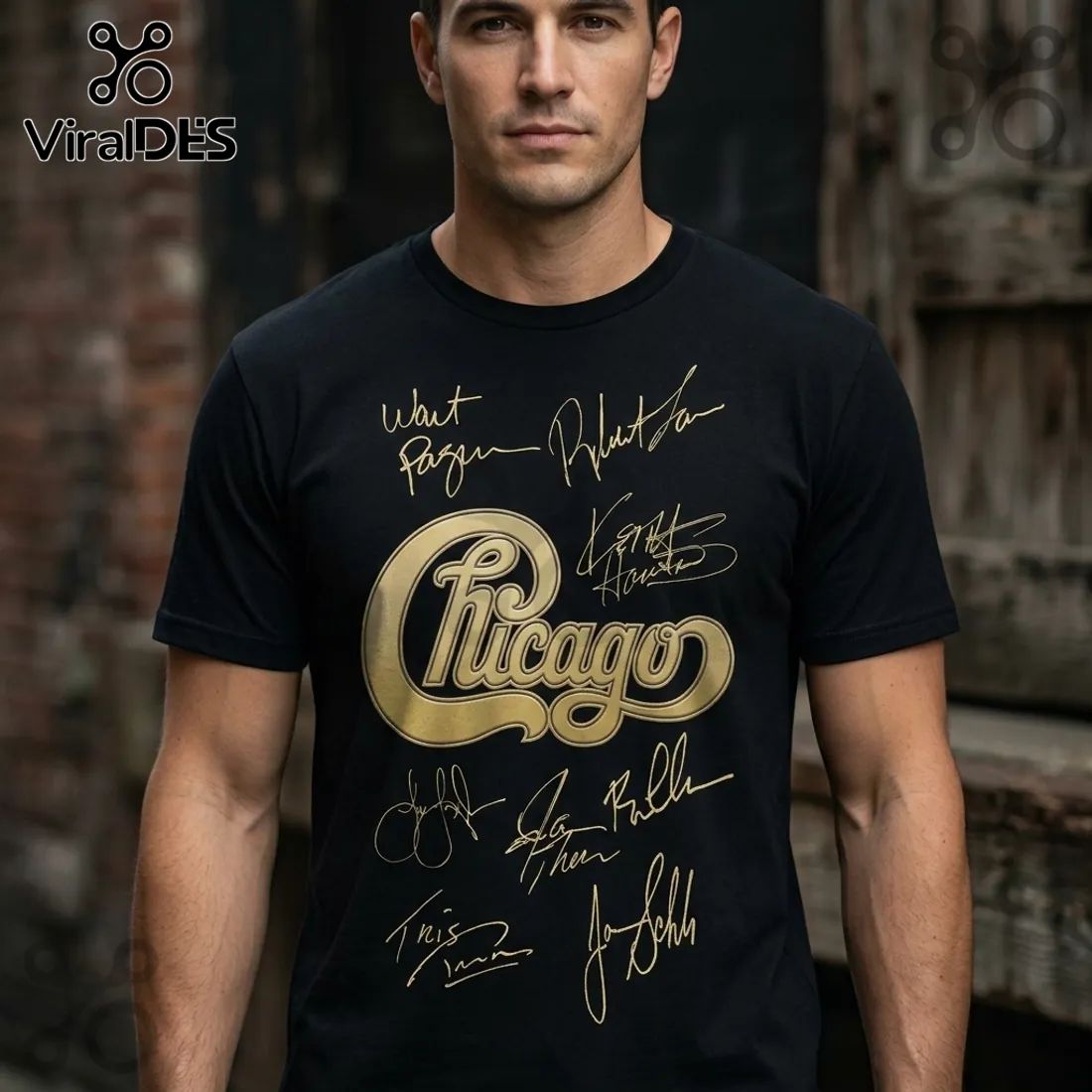 Walter Parazaider Chicago Band Tribute Signature Series Shirt
