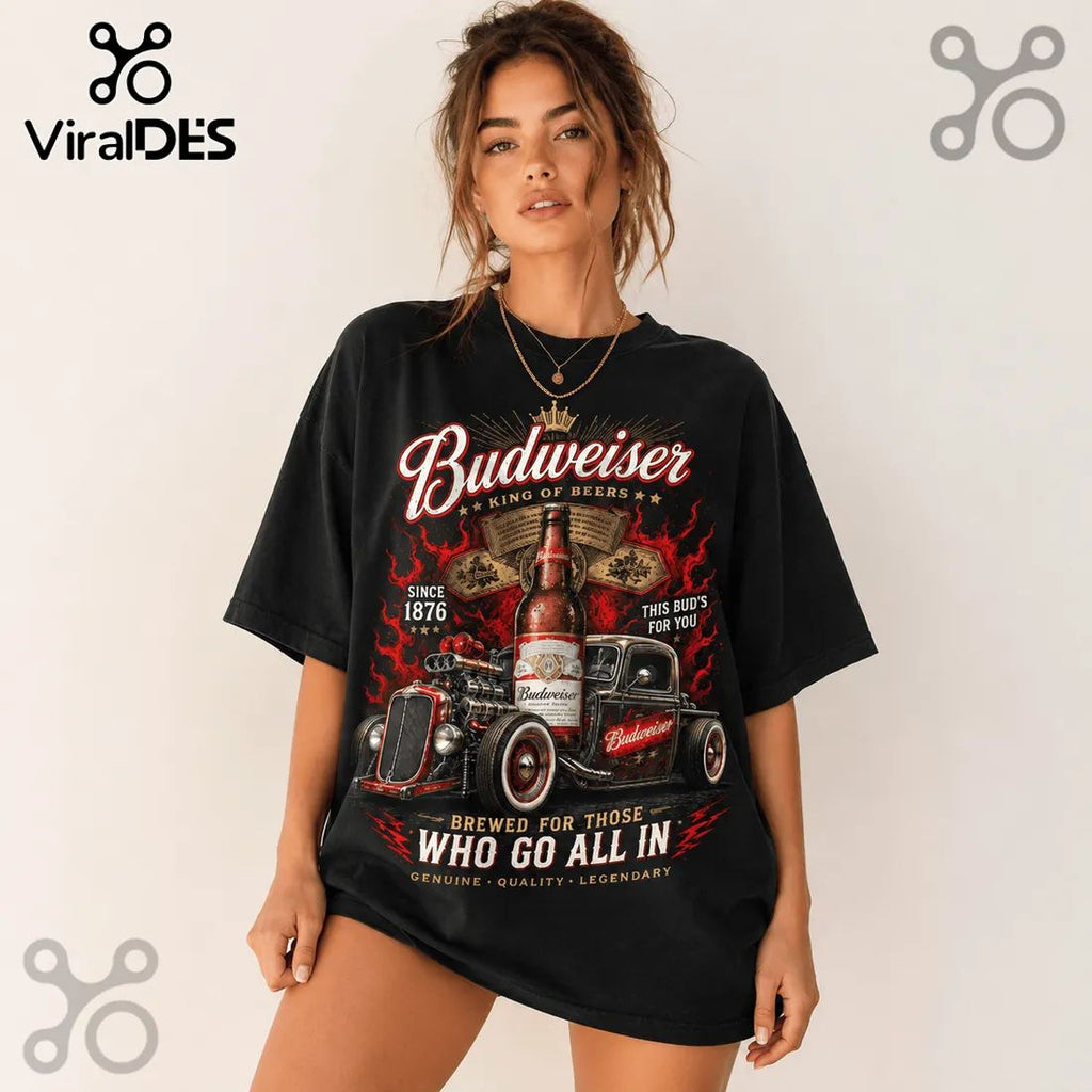 Budweiser King of Beers Vintage Truck T-Shirt