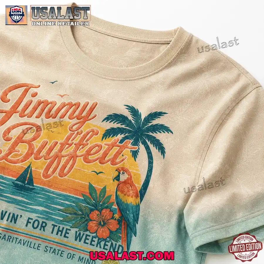 Jimmy Buffett Tropical Weekend Vibes 3D Shirt