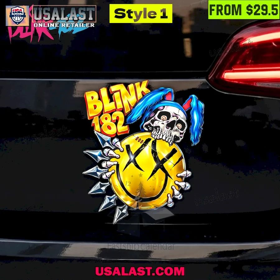Blink-182 Edition Car Name Badge New Style