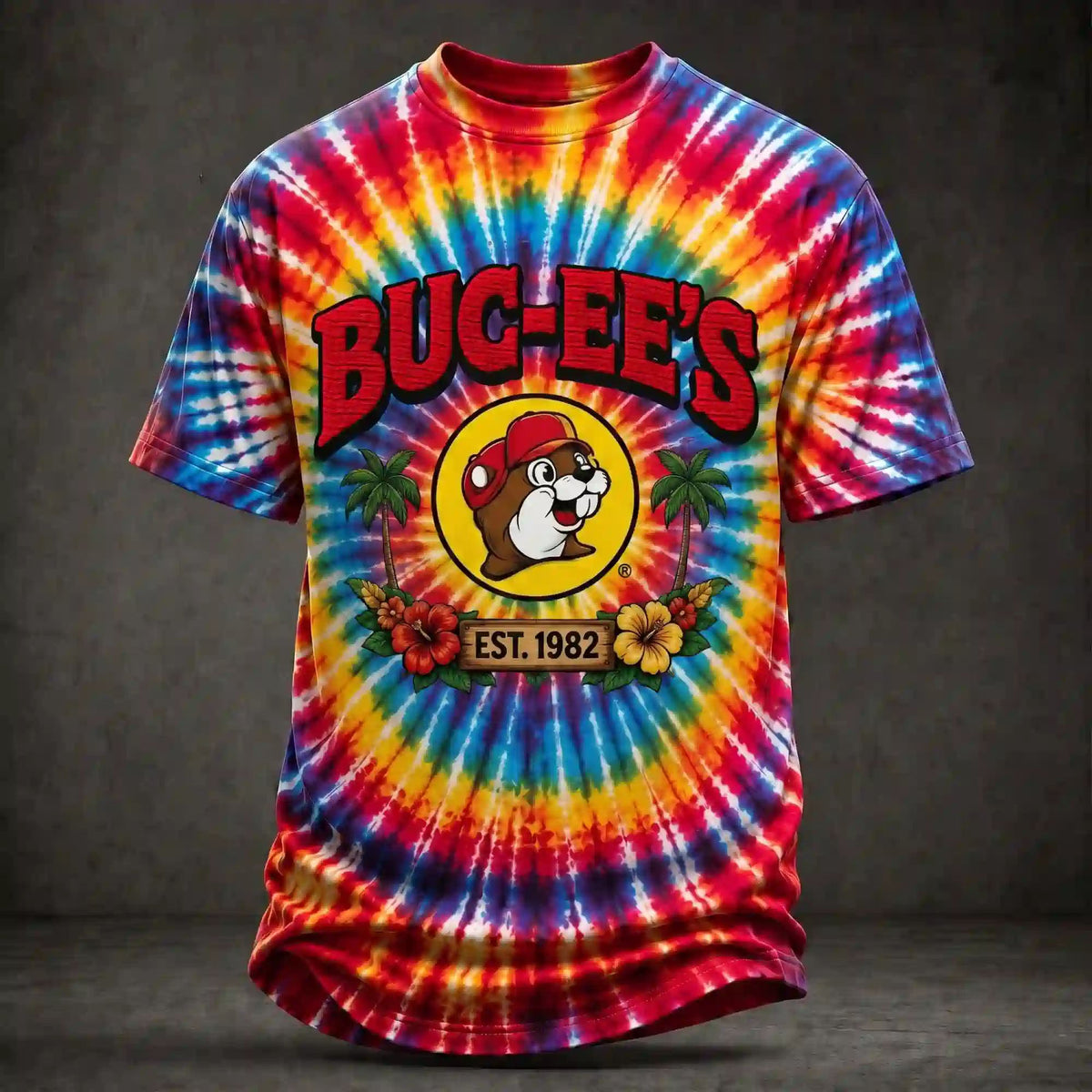 Buc-ee Beaver Tie-dye Limited Edition Shirt