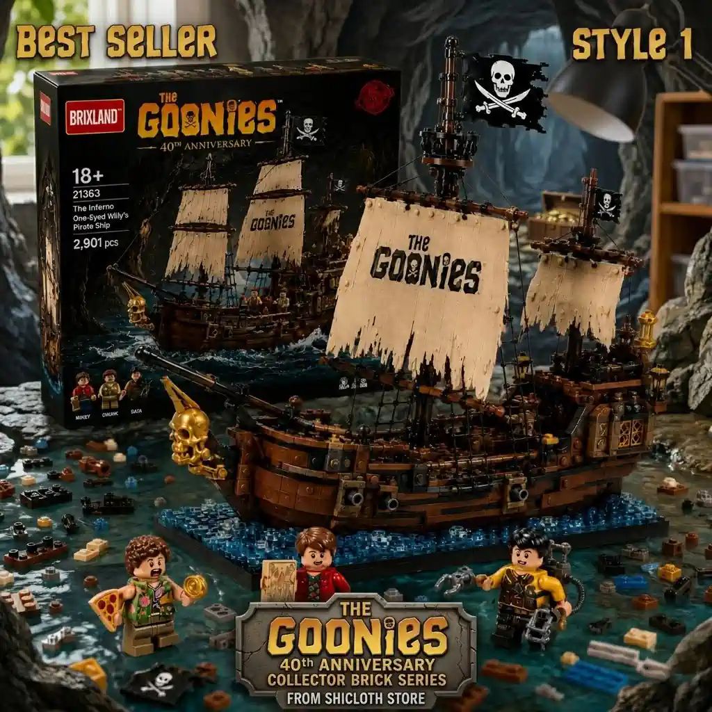 The Goonies 40th Anniversary Collector Brick Series