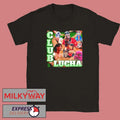 Club Lucha Wrestler Mask Collage Shirt Mexican Wrestling Shirt