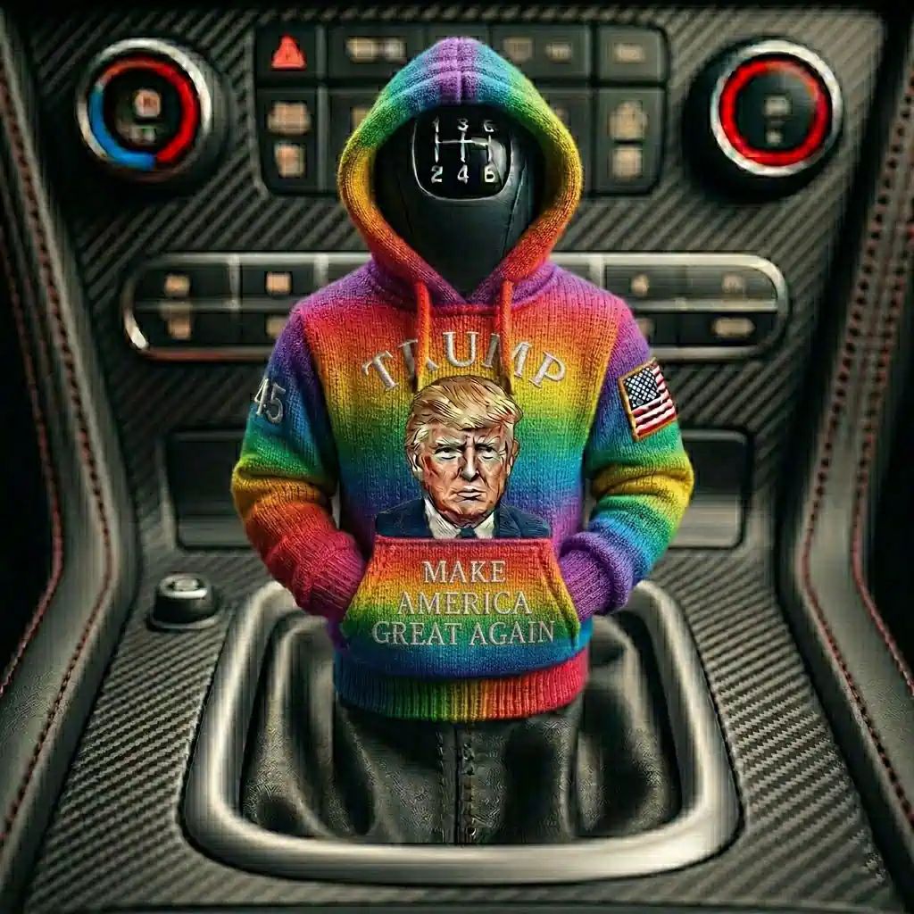 Donald Trump Make America Great Again Car Gear Shifts Hoodies