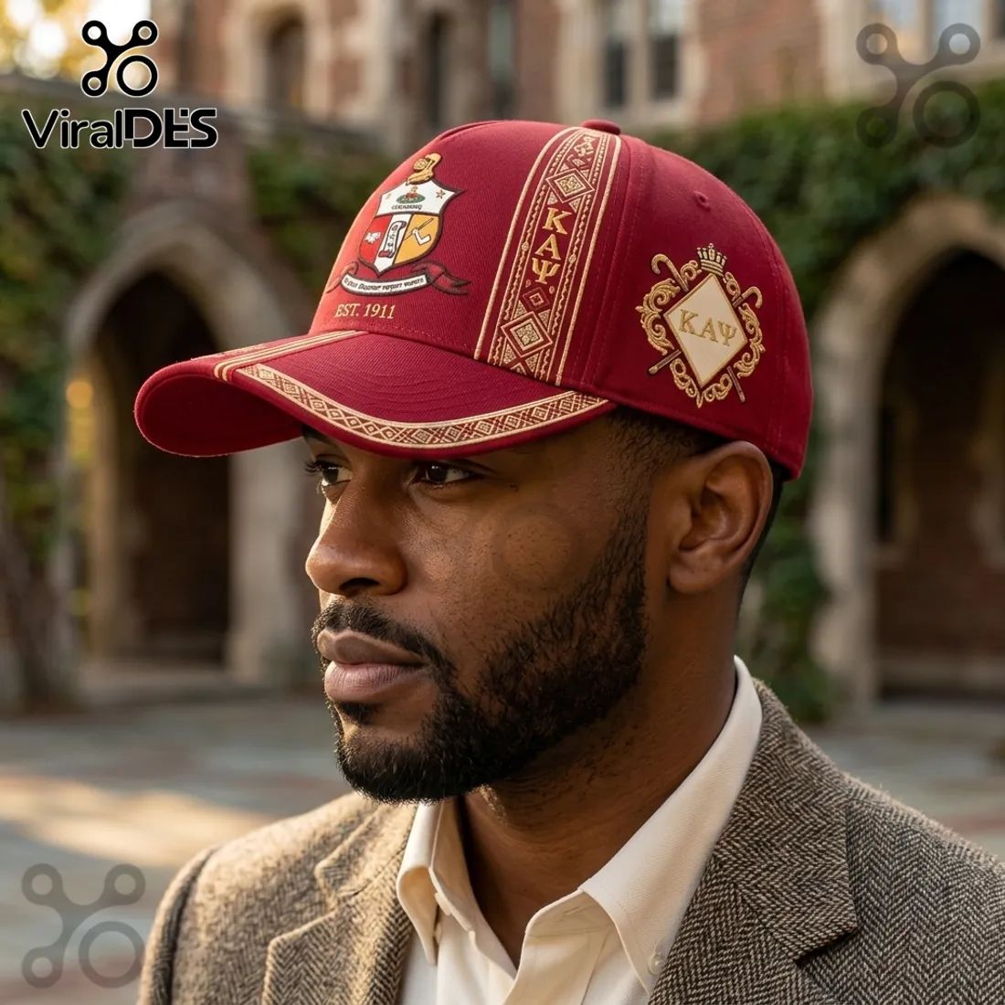 Kappa Alpha Psi Crimson Premium Peaked Cap