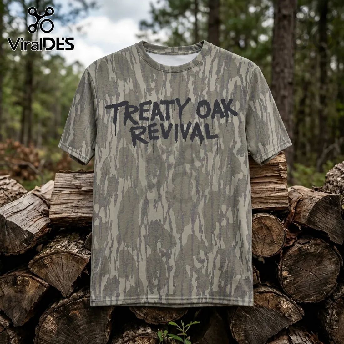 Treaty Oak Revival West Texas Degenerate Tour Camo T-Shirt