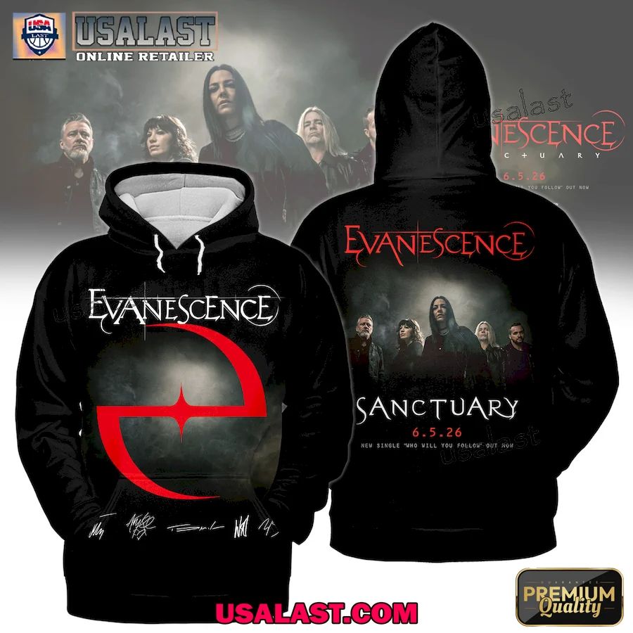 Evanescence Sanctuary Album 3D Apparel Clothing