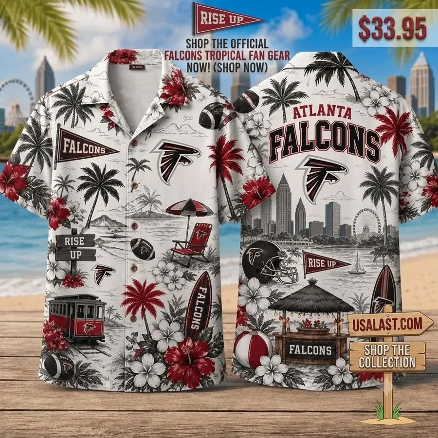 Atlanta Falcons Summer Vibes Custom Hawaiian Shirt
