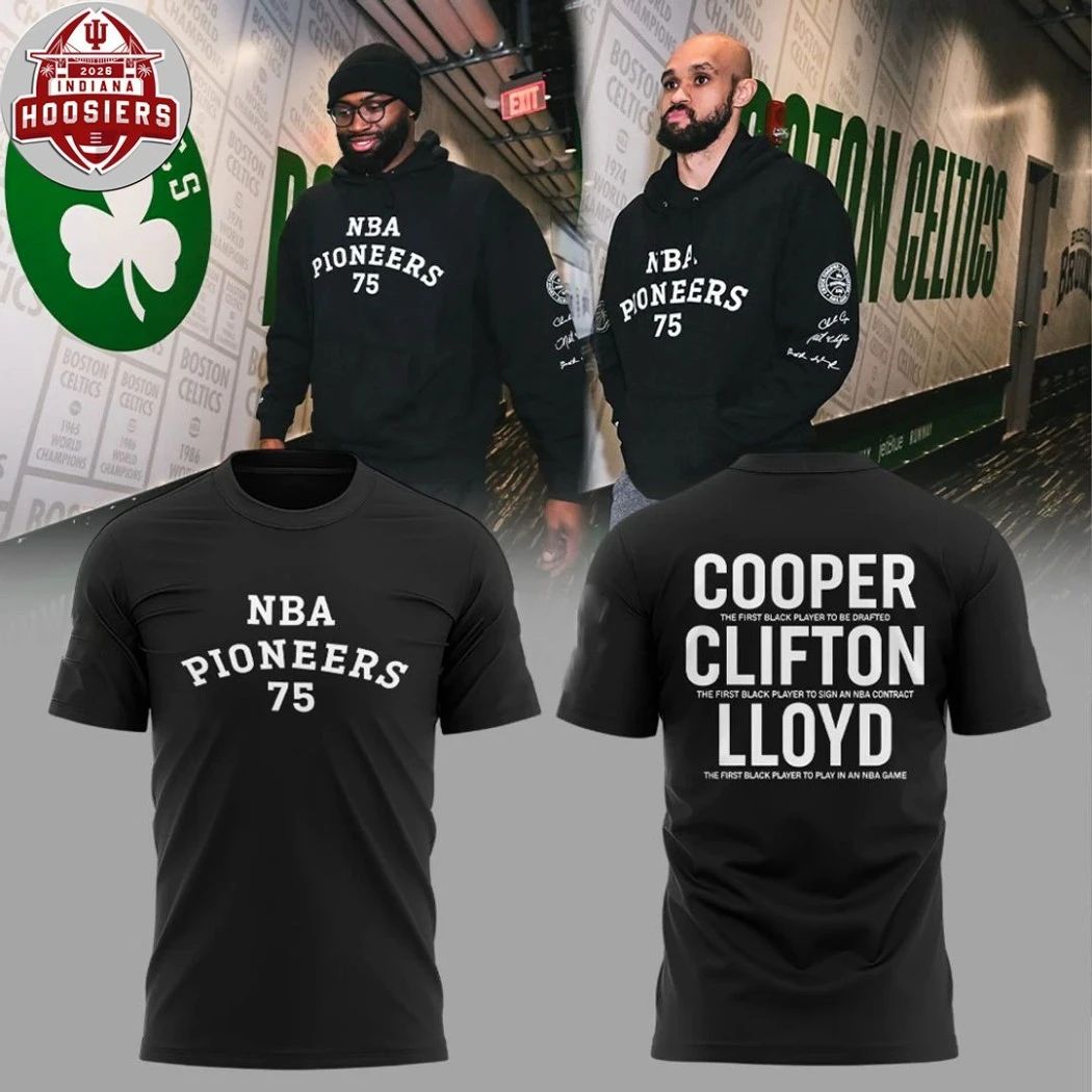 Boston Celtics 75th Anniversary NBA Pioneers Shirt