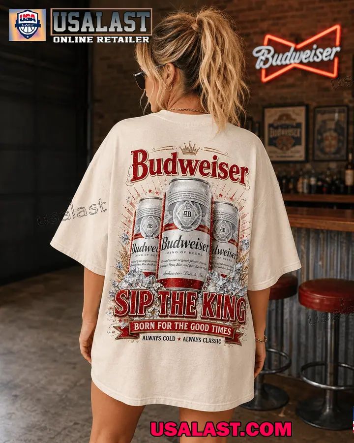 Budweiser Sip The King 3D T-Shirt