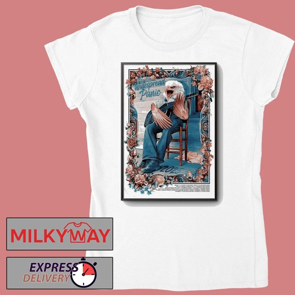 Widespread Panic 2025 Tour Poster shirt