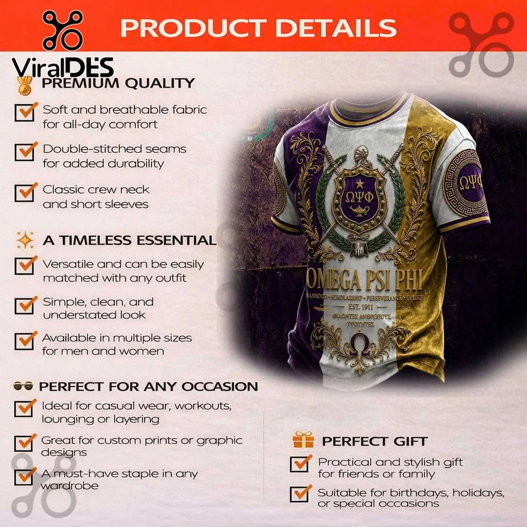 Omega Psi Phi Est 1911 Limited Edition Shirt