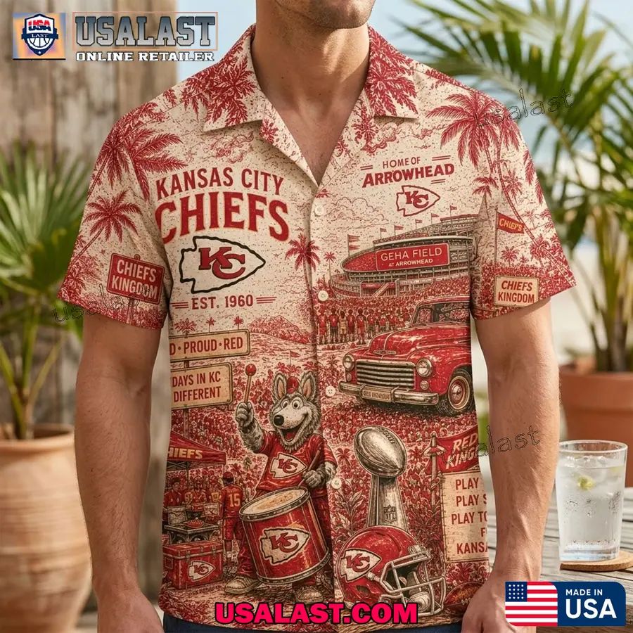 Kansas City Chiefs Tropical Vibes Hawaiian Shirt
