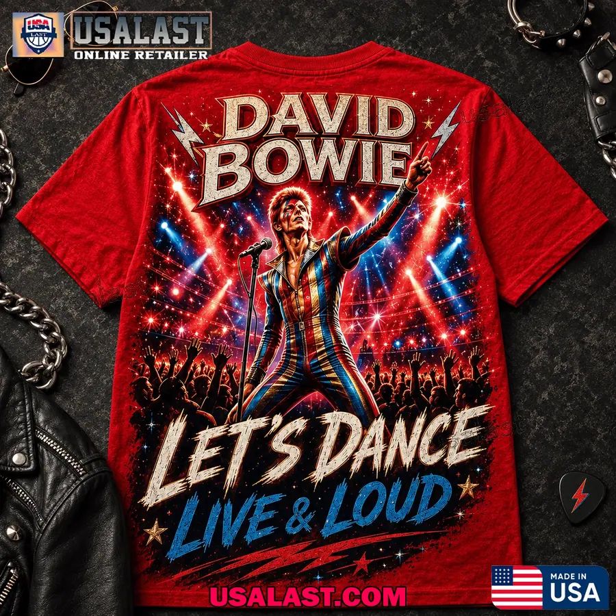 David Bowie Starman Rock Legend 3D T-Shirt