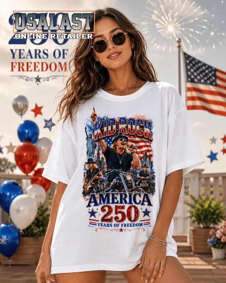 Kid Rock Bless America 250th Anniversary 3D T-Shirt