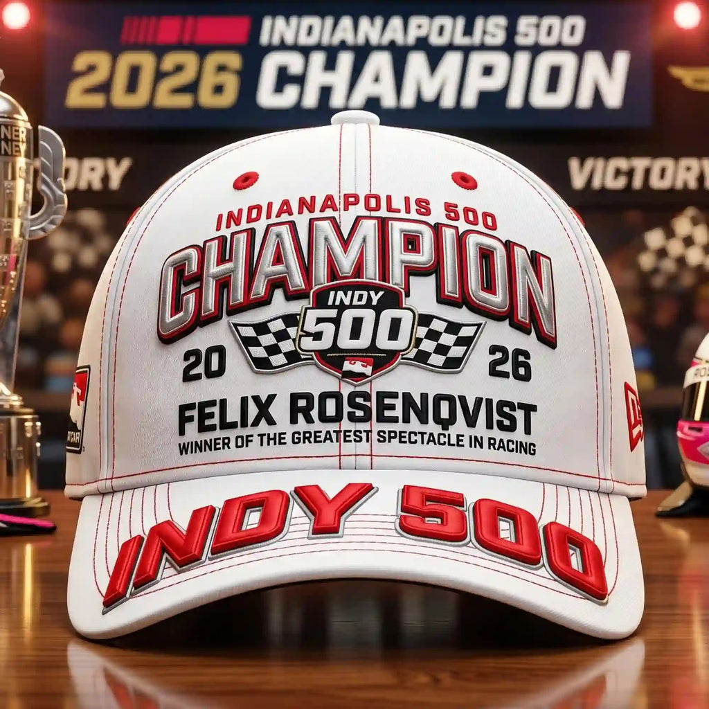 Indianapolis 500 Champion Felix Rosenqvist Winner Indy 500 Limited Cap