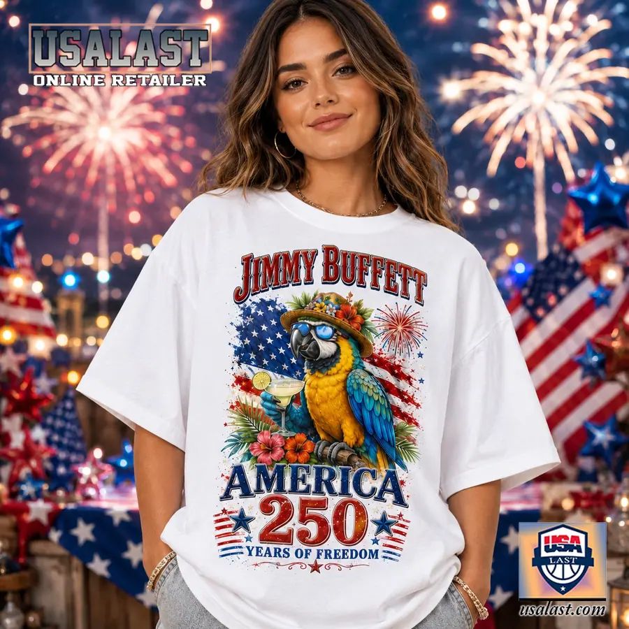 Jimmy Buffett Bless America 250th Anniversary 3D T-Shirt
