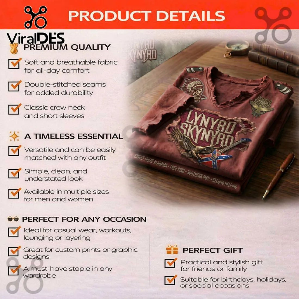 Lynyrd Skynyrd Vintage Distressed Sweet Home Alabama T-Shirt