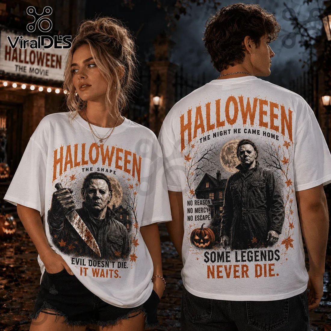 Michael Myers The Shape Halloween Horror T-Shirt