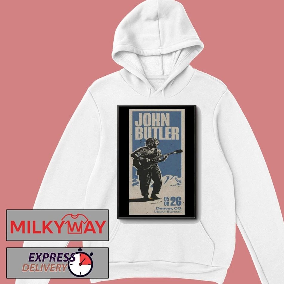 May 8 2026 Poster John Butler Mission Ballroom in Denver, CO shirt