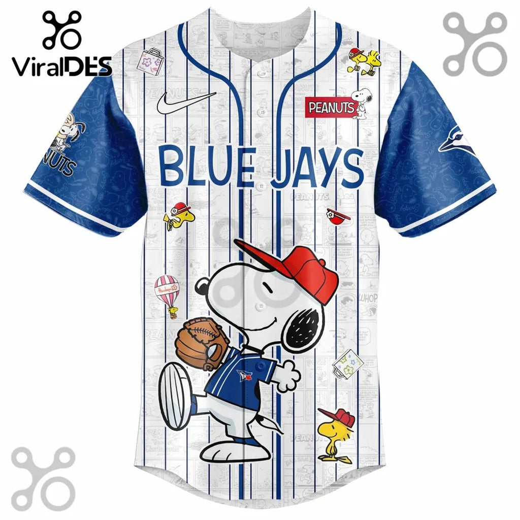 Peanuts x Toronto Blue Jays Night Limited Edition Baseball Jersey