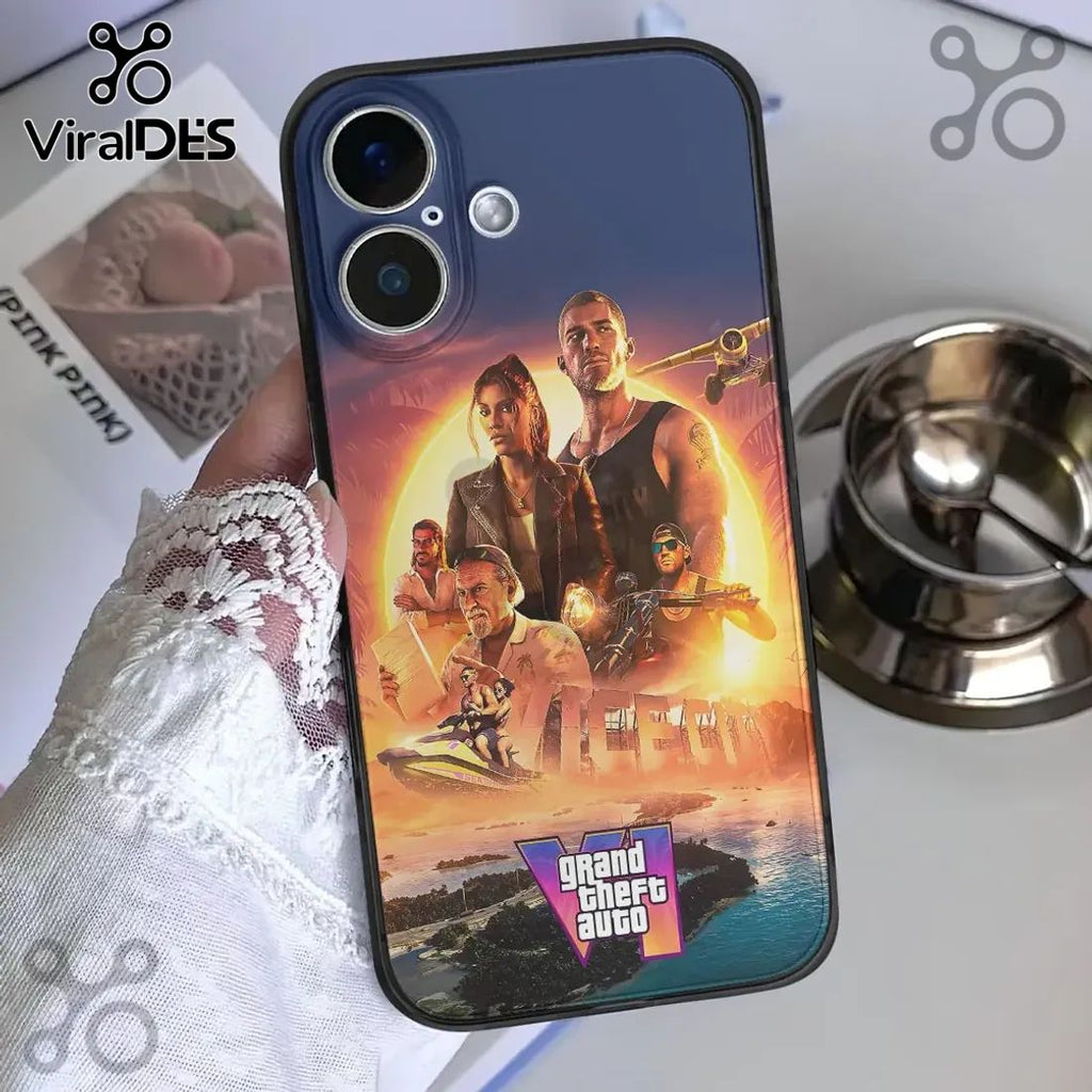 Grand Theft Auto VI Vice City Clear Phone Case 2026