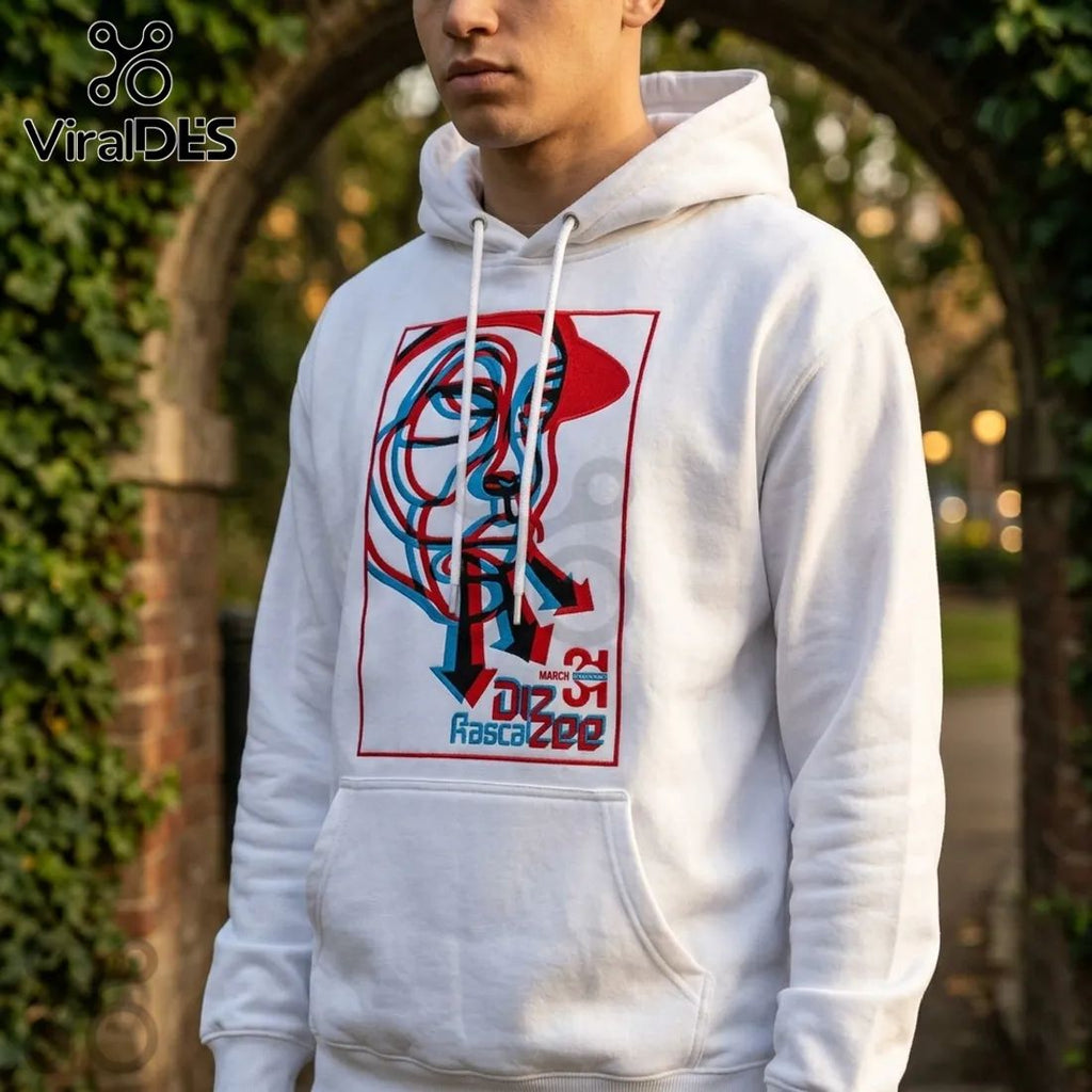 Dizzee Rascal We Want Bass Concert 2026 White Hoodie