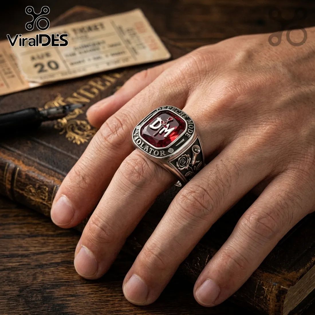 Depeche Mode Violator Stainless Steel Ring