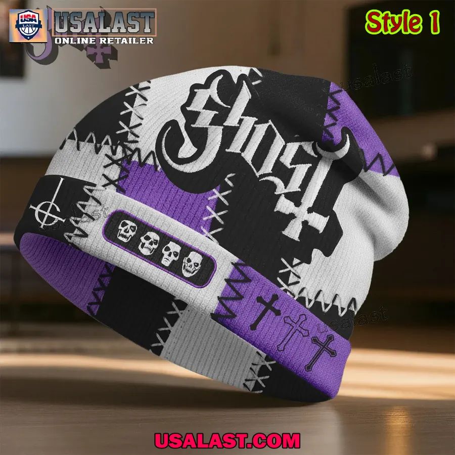 Ghost Rock Band Beanie Hat