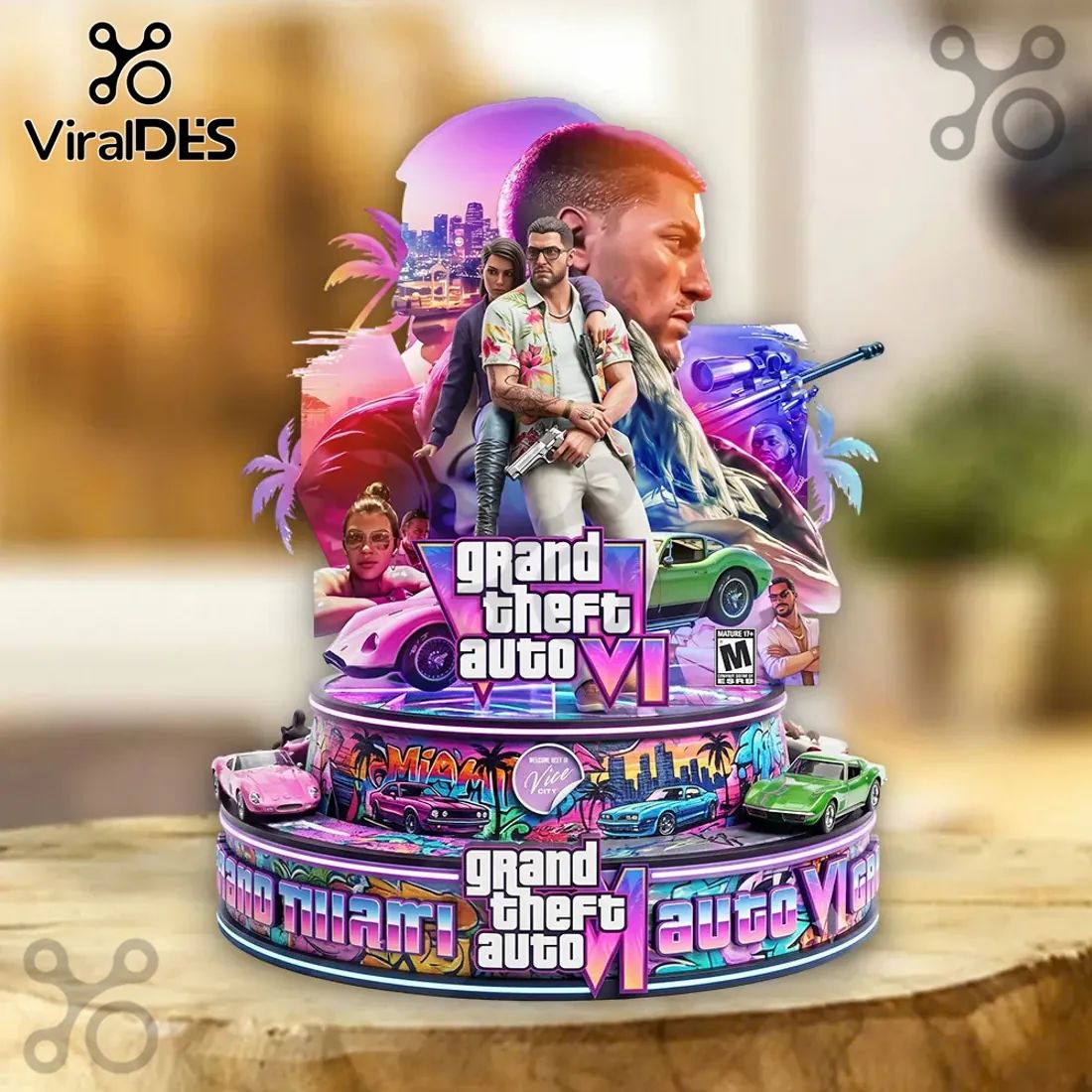Grand Theft Auto VI Vice City Acrylic Plaque 2026