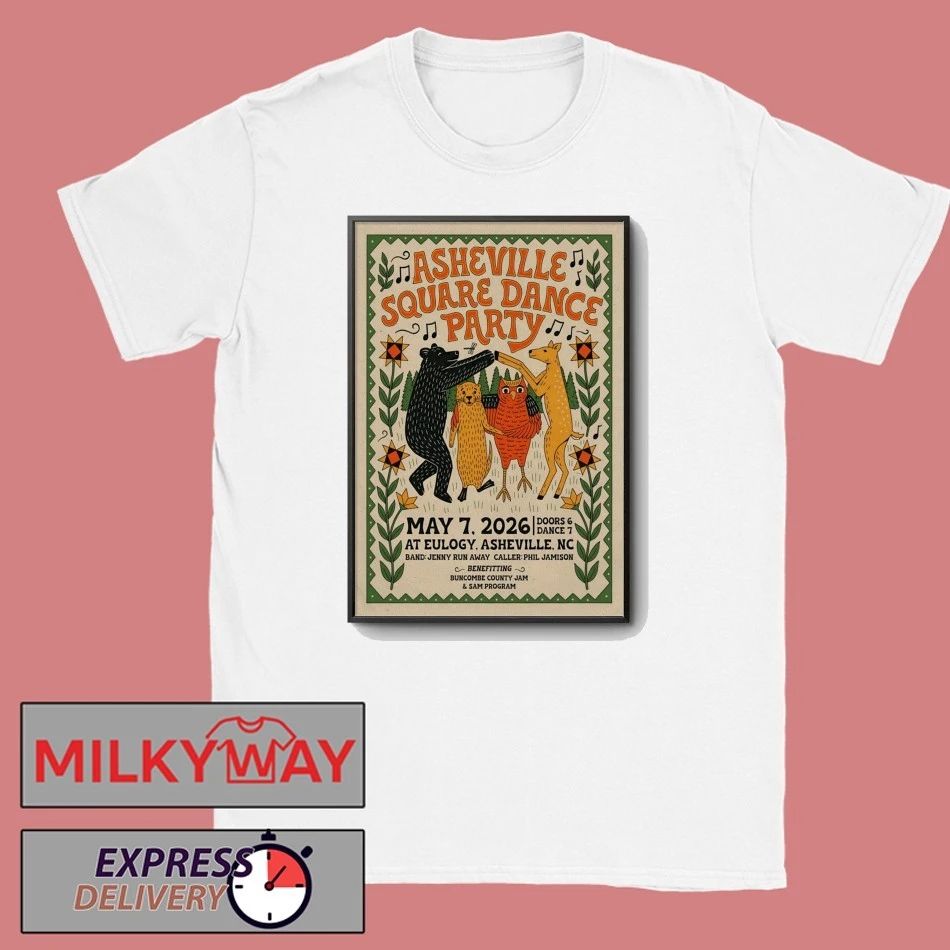 Asheville Square Dance Party In Asheville NC On May 7 2026 Event Poster shirt