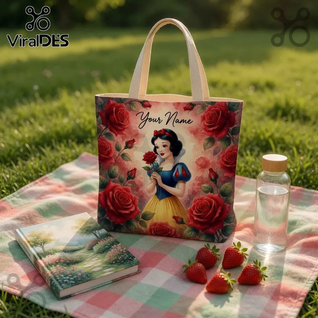 Snow White Personalized Tote Bag