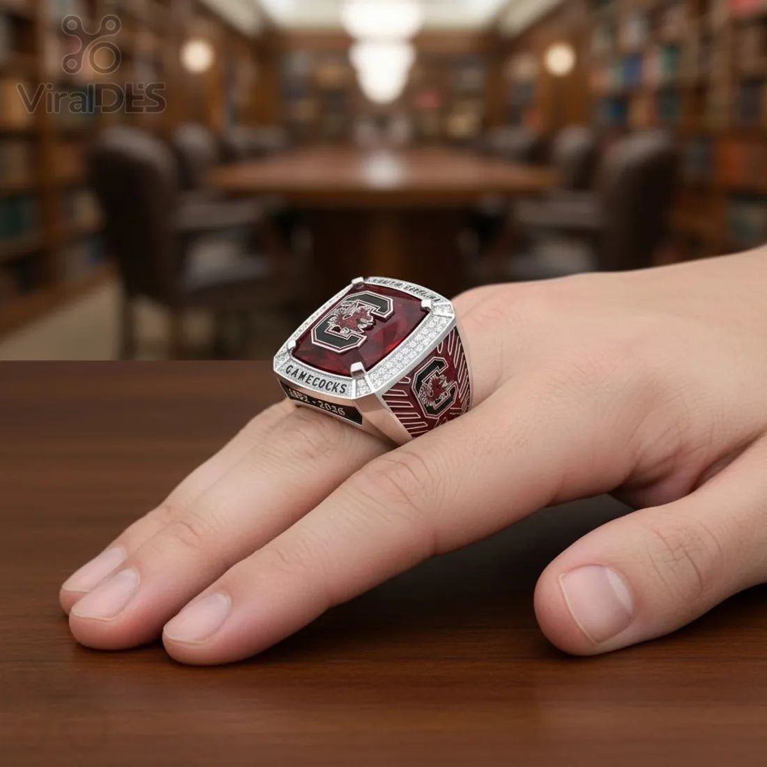 South Carolina Gamecocks Personalized 1892-2026 Custom Engraved Ring