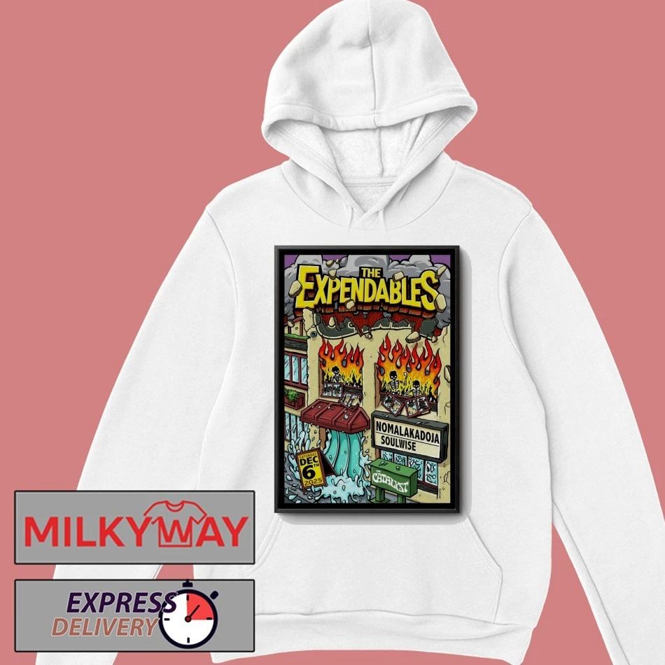 The Expendables In Santa Cruz CA On Dec 6 2025 Poster shirt