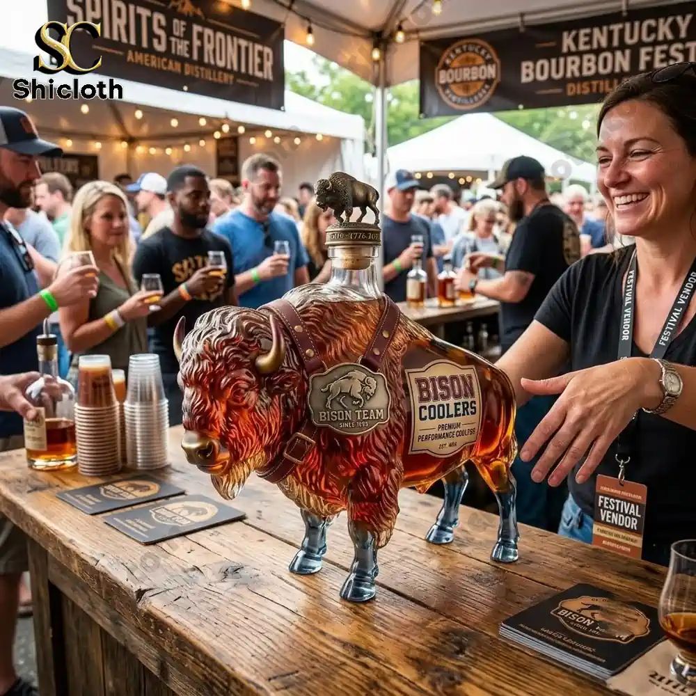 Bison Coolers Premium Performance Coolers Est. 1999 Bourbon Bottle