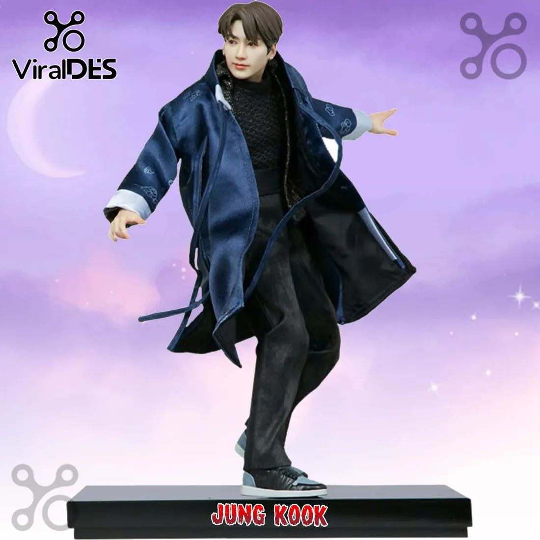 BTS Jungkook 3D Sculpted Acrylic Figurine