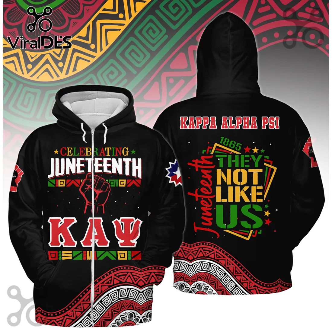 Kappa Alpha Psi Juneteenth 1865 Commemorative Hoodie