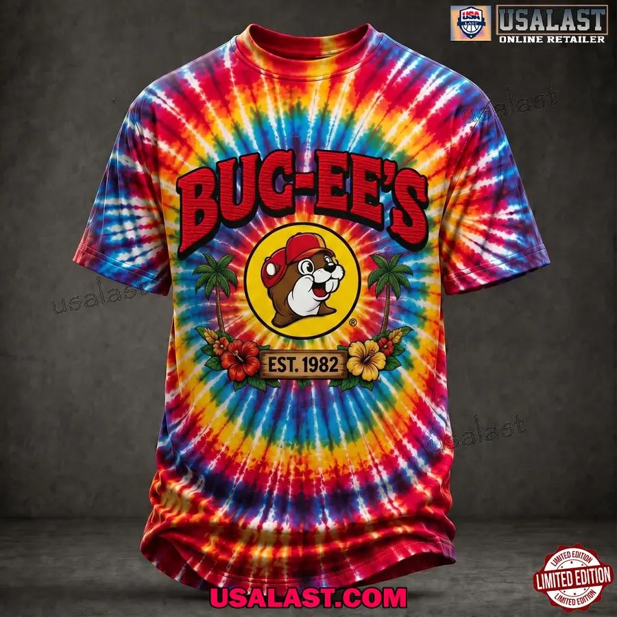 Buc-ee’s Tie Dye All Over Printed Shirt
