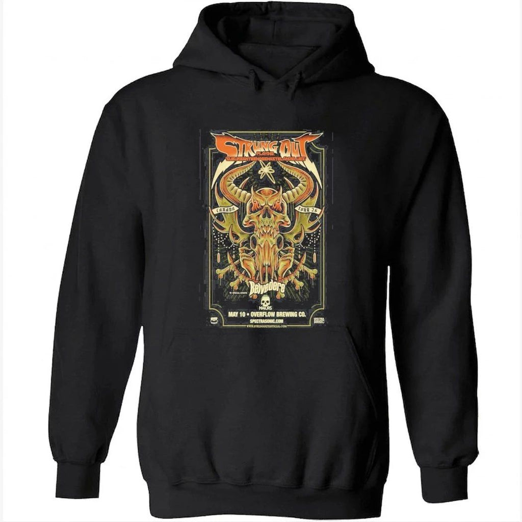 Strung Out May 10 2026 Poster Overflow Brewing CO Tour 2026 Canada Shirt